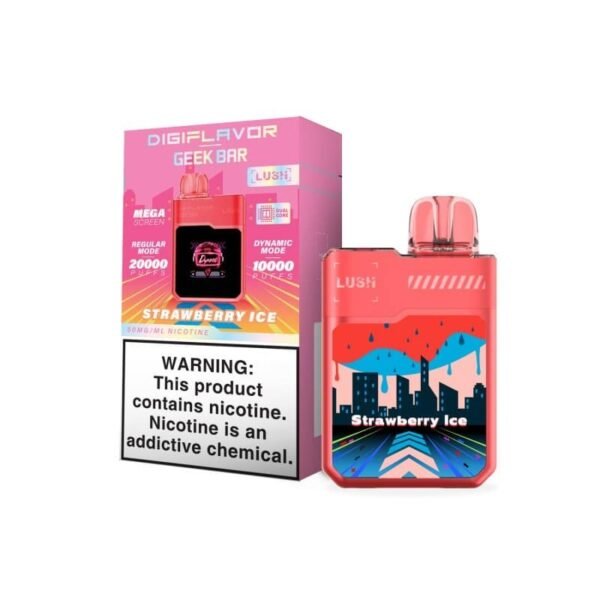 Strawberry Ice Geek Bar Digi Lush