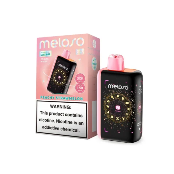 Peachy Strawmelon Geek Bar Meloso Bar