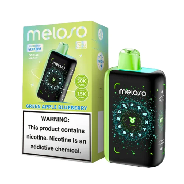 Green Apple Blueberry Geek Bar Meloso Bar