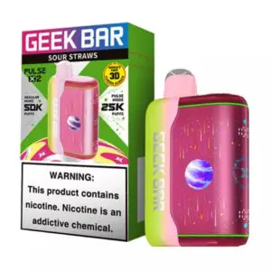 Sour Straws Geek Bar Pulse X 2