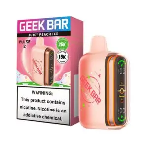 Juicy Peach Ice Geek Bar Pulse 2