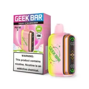 Sour Strawberry Geek Bar Pulse 2