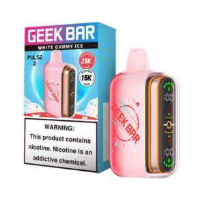 White Gummy Ice Geek Bar Pulse 2